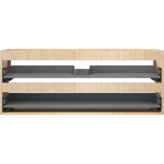 Korpus umyvadlové skříňky Mexen Box-A 120 cm, 2 zásuvky, dub - 91AX0-1200-470-2-81