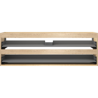 Korpus umyvadlové skříňky Mexen Box-A 140 cm, 2 zásuvky, dub - 91AX0-1400-470-2-81