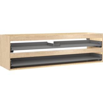 Korpus umyvadlové skříňky Mexen Box-A 160 cm, 2 zásuvky, dub - 91AX0-1600-470-2-81