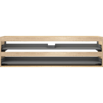 Korpus umyvadlové skříňky Mexen Box-A 160 cm, 2 zásuvky, dub - 91AX0-1600-470-2-81