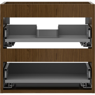 Korpus umyvadlové skříňky Mexen Box-A 50 cm, 2 zásuvky, ořech - 91AX0-0500-470-2-86