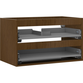 Korpus umyvadlové skříňky Mexen Box-A 80 cm, 2 zásuvky, ořech - 91AX0-0800-470-2-86