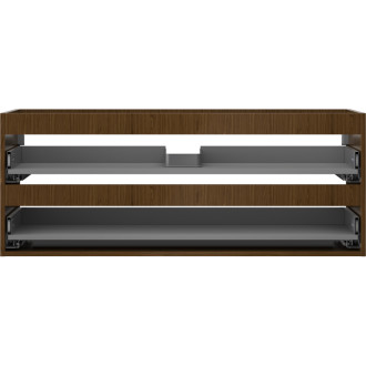 Korpus umyvadlové skříňky Mexen Box-A 120 cm, 2 zásuvky, ořech - 91AX0-1200-470-2-86