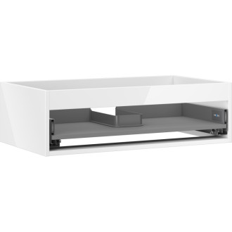 Korpus umyvadlové skříňky Mexen Box-A 80 cm, 1 zásuvka, bílý lesk - 91AX0-0800-235-1-00