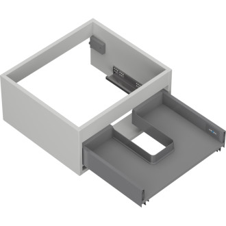Korpus umyvadlové skříňky Mexen Box-A 50 cm, 1 zásuvka, matně šedá - 91AX0-0500-235-1-62