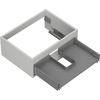 Korpus umyvadlové skříňky Mexen Box-A 60 cm, 1 zásuvka, matně šedá - 91AX0-0600-235-1-62