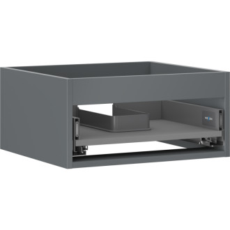 Korpus umyvadlové skříňky Mexen Box-A 50 cm, 1 zásuvka, matný grafit - 91AX0-0500-235-1-66