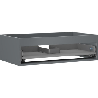 Korpus umyvadlové skříňky Mexen Box-A 80 cm, 1 zásuvka, matný grafit - 91AX0-0800-235-1-66