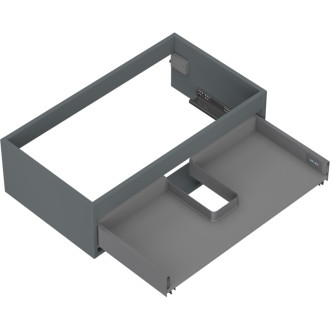 Korpus umyvadlové skříňky Mexen Box-A 80 cm, 1 zásuvka, matný grafit - 91AX0-0800-235-1-66