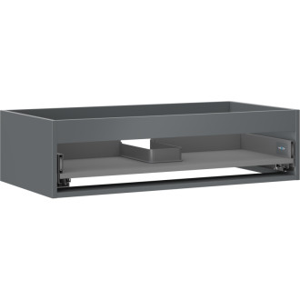 Korpus umyvadlové skříňky Mexen Box-A 90 cm, 1 zásuvka, matný grafit - 91AX0-0900-235-1-66
