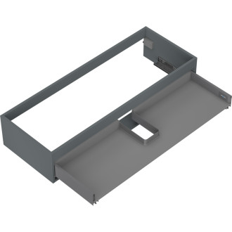 Korpus umyvadlové skříňky Mexen Box-A 120 cm, 1 zásuvka, matný grafit - 91AX0-1200-235-1-66