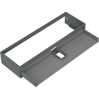 Korpus umyvadlové skříňky Mexen Box-A 140 cm, 1 zásuvka, matný grafit - 91AX0-1400-235-1-66