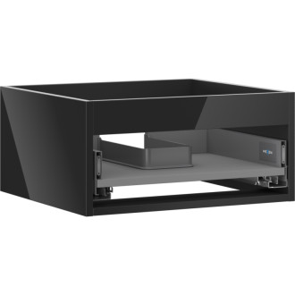 Korpus umyvadlové skříňky Mexen Box-A 50 cm, 1 zásuvka, černý lesk - 91AX0-0500-235-1-70