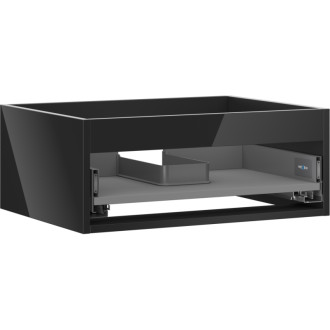 Korpus umyvadlové skříňky Mexen Box-A 60 cm, 1 zásuvka, černý lesk - 91AX0-0600-235-1-70