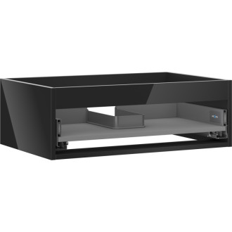 Korpus umyvadlové skříňky Mexen Box-A 70 cm, 1 zásuvka, černý lesk - 91AX0-0700-235-1-70