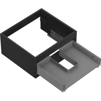 Korpus umyvadlové skříňky Mexen Box-A 50 cm, 1 zásuvka, matná černá - 91AX0-0500-235-1-71