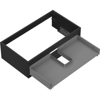 Korpus umyvadlové skříňky Mexen Box-A 80 cm, 1 zásuvka, matná černá - 91AX0-0800-235-1-71