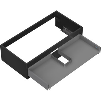 Korpus umyvadlové skříňky Mexen Box-A 90 cm, 1 zásuvka, matná černá - 91AX0-0900-235-1-71