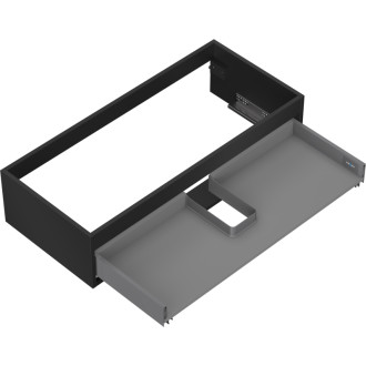 Korpus umyvadlové skříňky Mexen Box-A 100 cm, 1 zásuvka, matná černá - 91AX0-1000-235-1-71