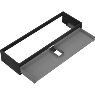 Korpus umyvadlové skříňky Mexen Box-A 140 cm, 1 zásuvka, matná černá - 91AX0-1400-235-1-71