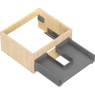 Korpus umyvadlové skříňky Mexen Box-A 50 cm, 1 zásuvka, dub - 91AX0-0500-235-1-81