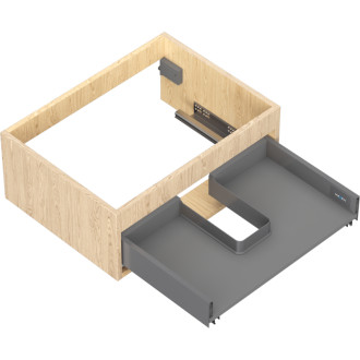 Korpus umyvadlové skříňky Mexen Box-A 60 cm, 1 zásuvka, dub - 91AX0-0600-235-1-81