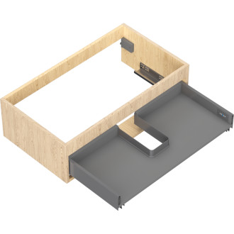 Korpus umyvadlové skříňky Mexen Box-A 80 cm, 1 zásuvka, dub - 91AX0-0800-235-1-81