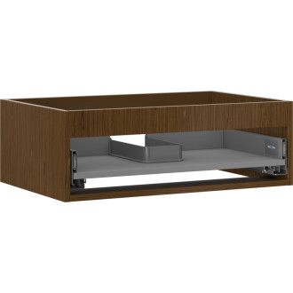 Korpus umyvadlové skříňky Mexen Box-A 70 cm, 1 zásuvka, ořech - 91AX0-0700-235-1-86