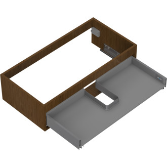 Korpus umyvadlové skříňky Mexen Box-A 90 cm, 1 zásuvka, ořech - 91AX0-0900-235-1-86