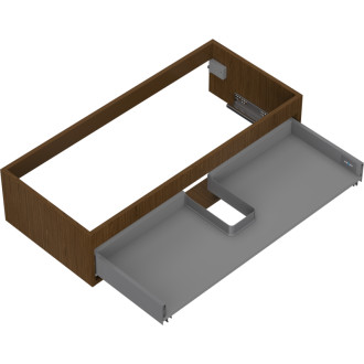 Korpus umyvadlové skříňky Mexen Box-A 100 cm, 1 zásuvka, ořech - 91AX0-1000-235-1-86