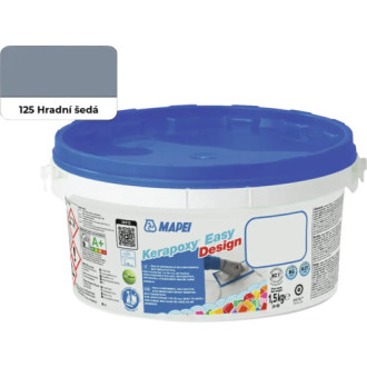 Mapei KERAPOXY EASY DESIGN 125 HRADNÍ ŠEDÁ 1,5kg 5KB012502