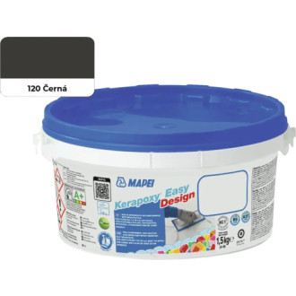 Mapei KERAPOXY EASY DESIGN 120 ČERNÁ 1,5kg 5KB012002