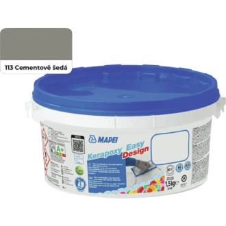 Mapei KERAPOXY EASY DESIGN 113 CEMENTOVĚ ŠEDÁ 1,5kg 5KB011302