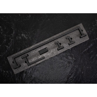 Rea Sada koupelnových doplňků Rio Black 4 díly REA-05015