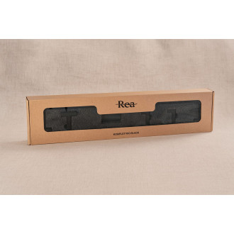 Rea Sada koupelnových doplňků Rio Black 4 díly REA-05015