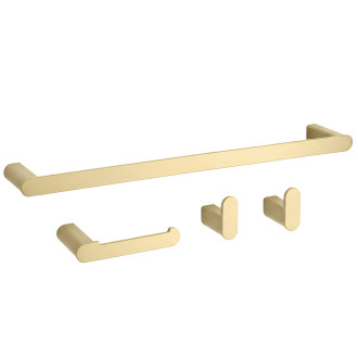 Rea Sada koupelnových doplňků Mati Brush Gold 4 díly REA-05005