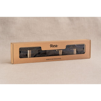 Rea Sada koupelnových doplňků Mati Brush Gold 4 díly REA-05005