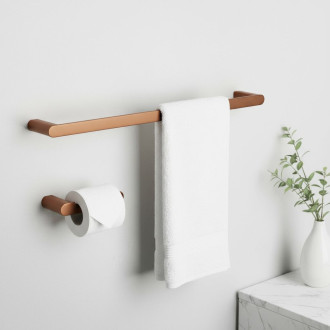 Rea Sada koupelnových doplňků Mati Brush Copper 4 díly REA-05004