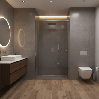 Rea Sprchové dveře Rea Primo Swing 80 Chrome REA-K2563