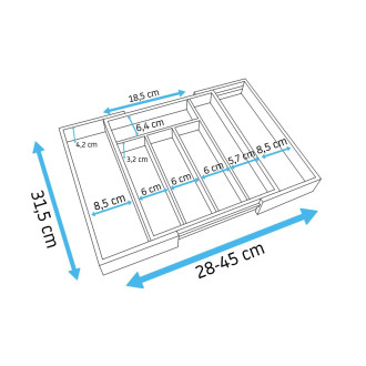 REA Výsuvný organizér zásuvek HOM-00001 HOM-00001