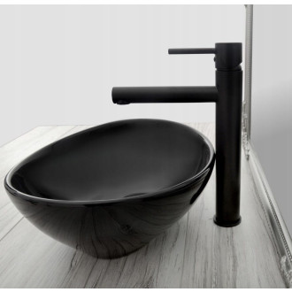 Rea Baterie umyvadlová vysoká Tess Black REA-B0229