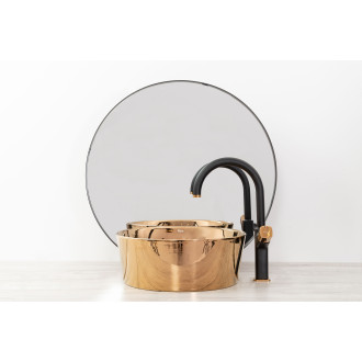 Rea Baterie umyvadlová vysoká Salto Black REA-B6351