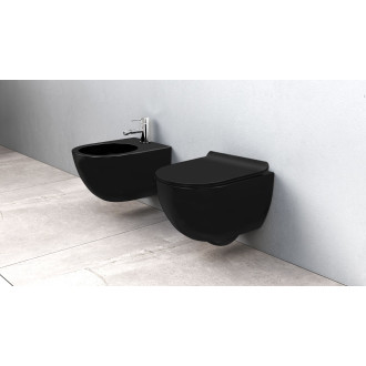 Závěsný bidet Carlo Mini Matt black