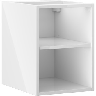 Mexen Box-A otevřená skříňka s policí 35 cm, bílý lesk - 91AX2-0350-470-0-00