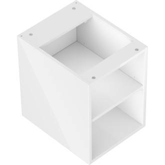 Mexen Box-A otevřená skříňka s policí 35 cm, bílý lesk - 91AX2-0350-470-0-00