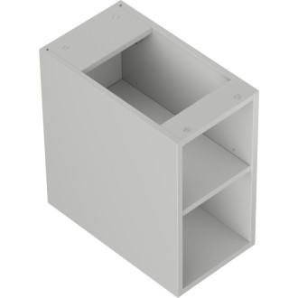 Mexen Box-A otevřená skříňka s policí 25 cm, matně šedá - 91AX2-0250-470-0-62