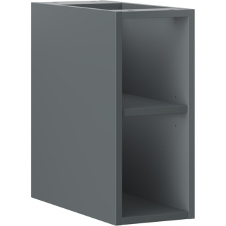 Otevřená skříňka Mexen Box-A s policí 20 cm, grafit matný - 91AX2-0200-470-0-66