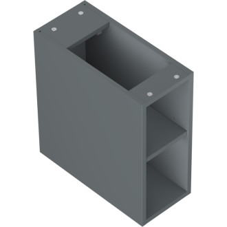 Otevřená skříňka Mexen Box-A s policí 20 cm, grafit matný - 91AX2-0200-470-0-66