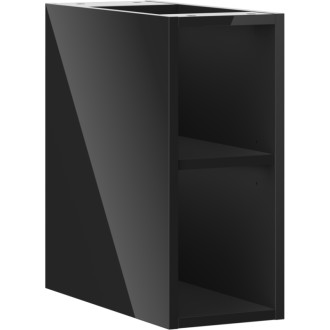 Mexen Box-A otevřená skříňka s policí 20 cm, černý lesk - 91AX2-0200-470-0-70