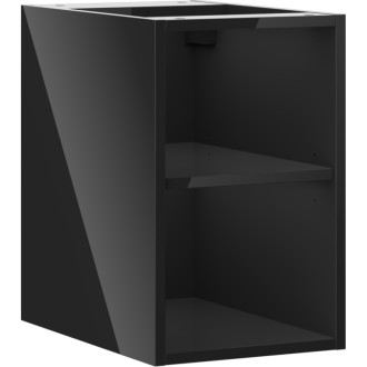 Mexen Box-A otevřená skříňka s policí 30 cm, černý lesk - 91AX2-0300-470-0-70